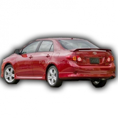 Toyota Corolla Sedan 2007-2011 Uyumlu Yedek Parça Işıklı Spoiler Boyalı